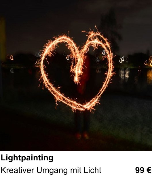 Fotokurs für Lightpainting in Krefeld – Kreativer Umgang mit Licht