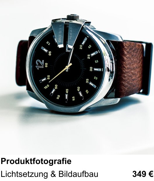 Fotokurs für Produktfotografie in Krefeld – Lichtsetzung & Bildaufbau