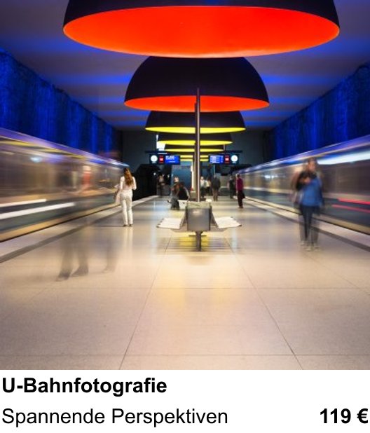 Fotokurs für U-Bahnfotografie in Krefeld – Spannende Perspektiven
