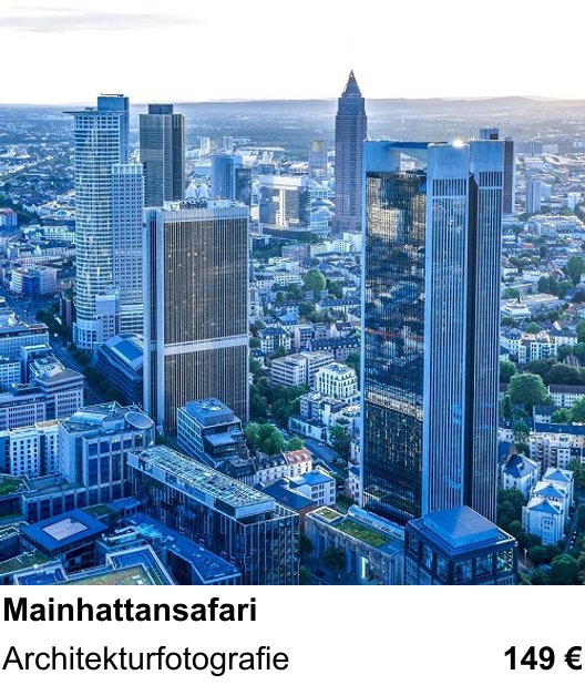 Atmosphärischer Fotoworkshop für Aufnahmen zu Mainhattansafari: Architekturfotografie